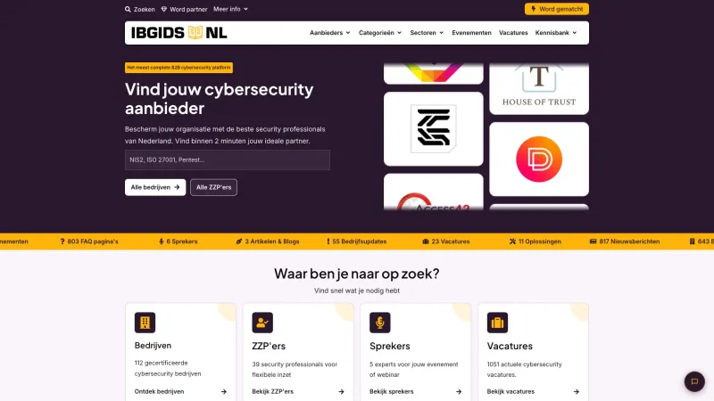 IBgids.nl website