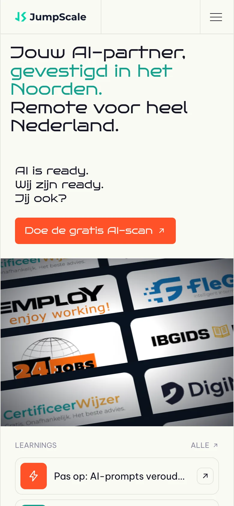 Mobiele weergave JumpScale